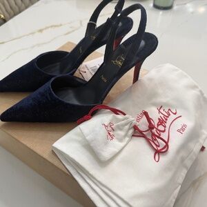 Christian Louboutin  Velvet Heels(Brand New)